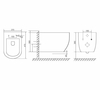 Унитаз подвесной PANDORA 2 с сид.м/л безобод.48см